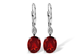 B217-72199: EARR 3.45 TW GARNET 3.50 TGW (9x7MM GAR)