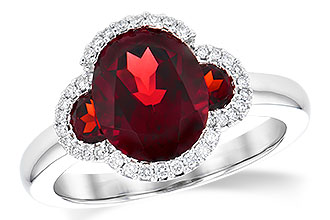B300-43181: LDS RG 3.29 TW GARNET 3.45 TGW