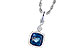 B301-27645: NECK 1.05 LONDON BLUE TOPAZ 1.07 TGW