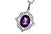 B301-34072: NECKLACE 1.52 AMETHYST 1.70 TGW (9x7 MM AMY)