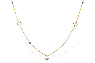 B302-20418: NECKLACE .20 TW (18")