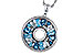 B302-22218: NECKLACE 1.67 BLUE TOPAZ 1.72 TGW