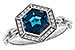 B302-24045: LDS RG 2.03 LONDON BLUE TOPAZ 2.14 TGW (7.5MM LBT)