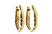 B302-24081: GOLD EARRINGS (17MM)