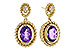 B302-26763: EARRINGS 1.98 AMETHYST 2.02 TGW (8x6MM AMY)