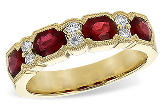 C217-65890: LDS WED RG 1.66 RUBY 1.84 TGW (5x4MM RUBY)