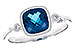 C301-27645: LDS RG 1.70 LONDON BLUE TOPAZ 1.75 TGW
