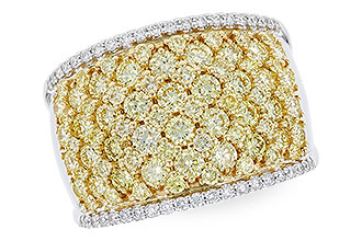 C301-30408: LDS DIA WED RG 2.19 YELLOW DIAS 2.37 TW