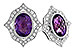 C301-34072: EARR 2.12 TW AMETHYST 2.36 TGW (8x6 MM AMY)