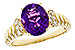 C303-09481: LDS RG 2.12 AMETHYST 2.26 TGW (10x8MM AMY)