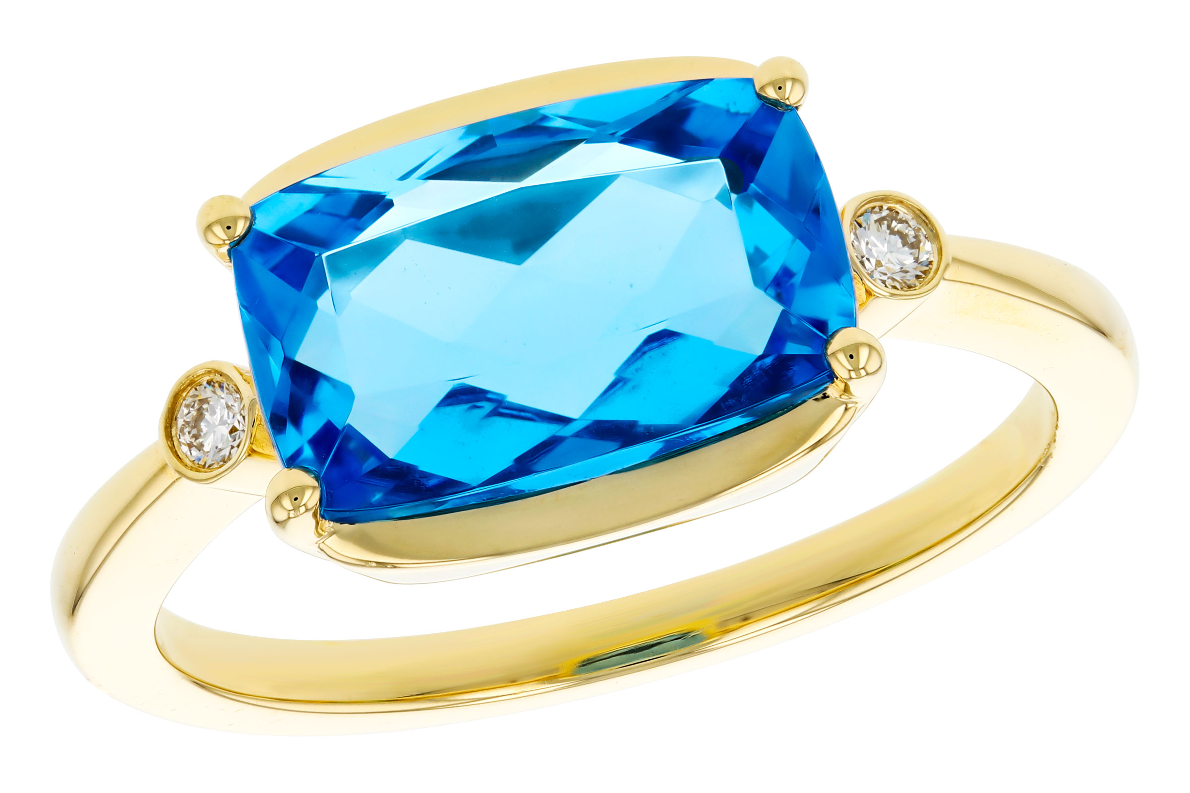C303-11290: LDS RG 2.88 BLUE TOPAZ 2.92 TGW (11x7MM BT)