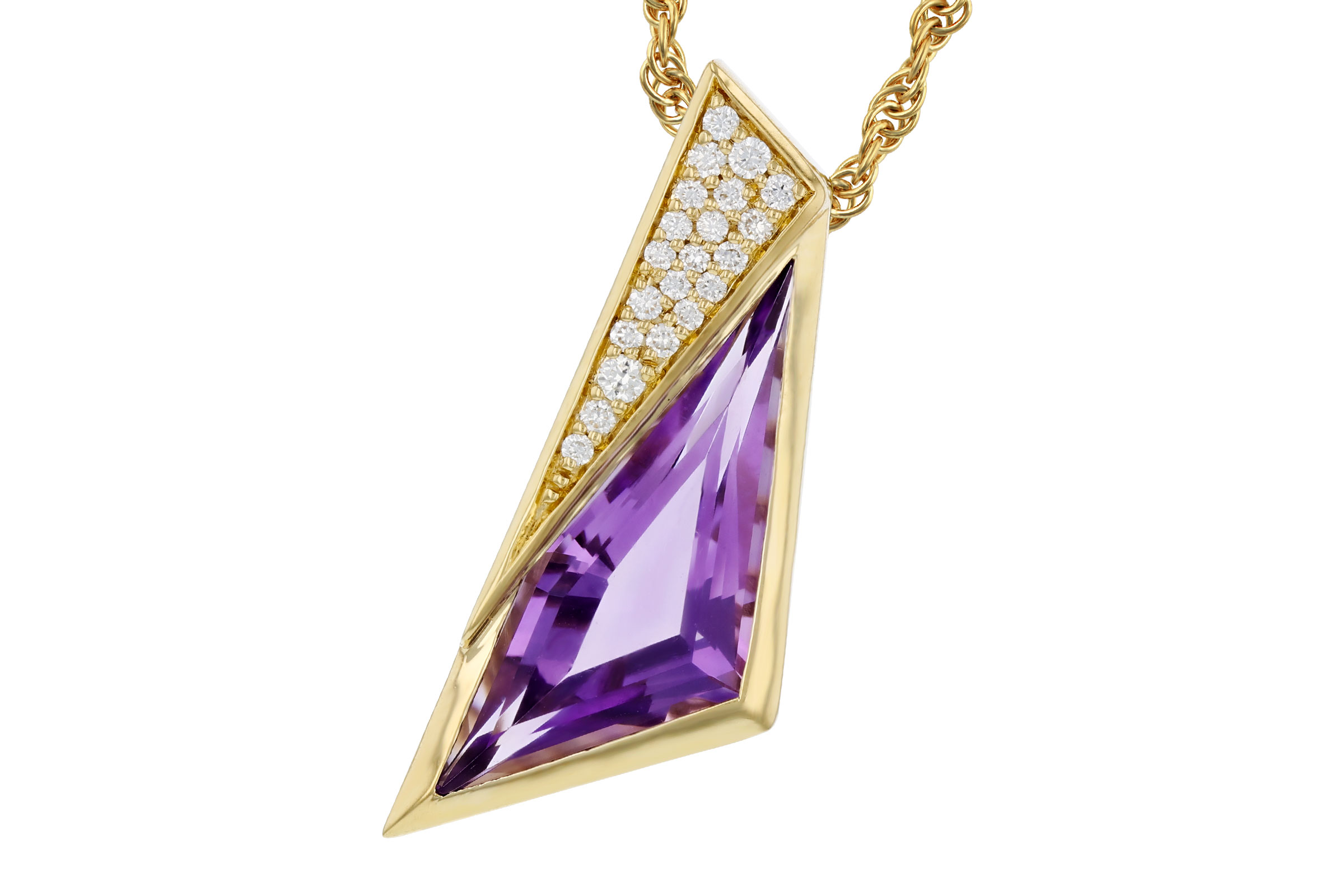 C303-11336: NECKLACE 2.24 AMETHYST 2.33 TGW