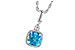 D214-06772: NECK 1.03 BLUE TOPAZ 1.05 TGW