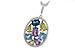 D215-90390: NECK 2.25 MULTI-COLOR 2.43 TGW