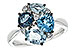 D216-74008: LDS RG 2.57 BLUE TOPAZ 2.65 TGW