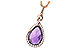 D216-81363: NECK 3.91 AMETHYST 4.10 TGW