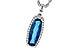 D217-71281: NECK 1.58 LONDON BLUE TOPAZ 1.70 TGW