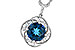 D301-30436: NECK 2.90 LONDON BLUE TOPAZ 3.05 TGW (9MM LBT)