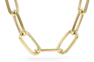 D302-18554: PAPERCLIP XL (16IN, 5.2MM, 14KT, LOBSTER CLASP)