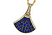 D302-22272: NECKLACE .71 TW SAPPHIRE .85 TGW