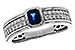 D302-24990: LDS RG .55 SAPPHIRE .88 TGW (5x4MM SA)