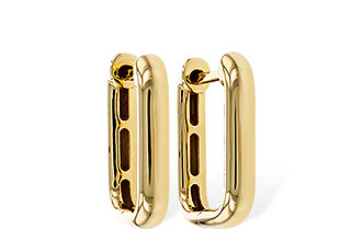 D302-24999: GOLD EARRINGS (15MM)