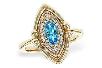 D302-26754: LDS RG .54 BLUE TOPAZ .70 TGW (8x4MM BT)