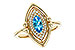 D302-26754: LDS RG .54 BLUE TOPAZ .70 TGW (8x4MM BT)