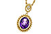 D302-26763: NECKLACE 1.38 AMETHYST 1.40 TGW (9x7MM AMY)