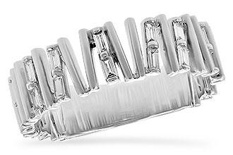 E217-68563: LDS DIA WED RG .24 TW BAGUETTES