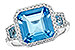 E217-71326: LDS RG 4.40 TW BLUE TOPAZ 4.60 TGW