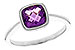 E301-34008: LDS RG 1.25 CT AMETHYST