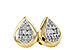 E301-35845: EARRINGS .09 BAG .18 TW