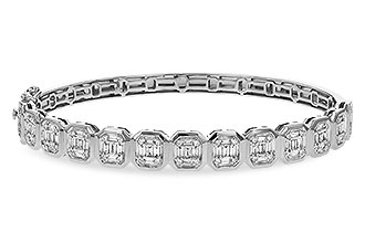 E302-18617: BANGLE .81 TW BAGUETTE 1.00 TW