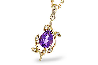 E302-21326: NECKLACE .88 AMETHYST .93 TGW (8x6MM AMY)