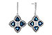 E302-23108: EARRINGS 1.73 LONDON BLUE TOPAZ 1.82 TGW
