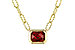 E302-24072: NECKLACE 1.45 GARNET (18")