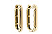E302-24090: GOLD EARRINGS (18MM)