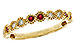 E302-24981: LDS WED RG .16 TW RUBY .25 TGW