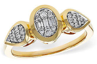 E302-26799: LDS DIA RG .07 TW BAGUETTE .17 TW