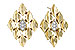 E303-09517: EARRINGS .16 TW