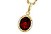 E303-10417: NECKLACE 2.02 TW GARNET 2.05 TGW (9x7 GAR)