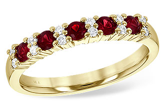 F217-64999: LDS WED RG .44 RUBY .58 TGW