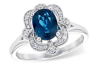 F300-43126: LDS RG 1.35 LONDON BLUE TOPAZ 1.50 TGW