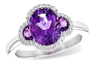 F301-28572: LDS RG 2.44 TW AMETHYST 2.60 TGW