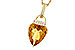 F301-34081: NECKLACE 3.12 CITRINE 3.18 TGW (12x10MM CIT)