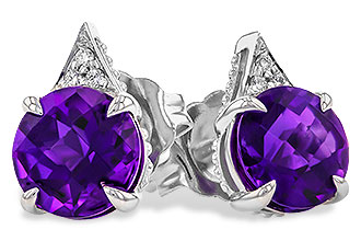 F301-35890: EARR 1.33 TW AMETHYST 1.35 TGW (6MM RD)