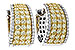F302-23172: EARRINGS 1.52 YELLOW DIAS 1.96 TW