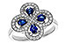 F302-24054: LDS RG .68 TW SAPPHIRE .96 TGW