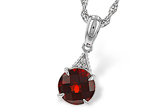 F302-24935: NECK 1.46 GARNET 1.47 TGW (7MM RD)